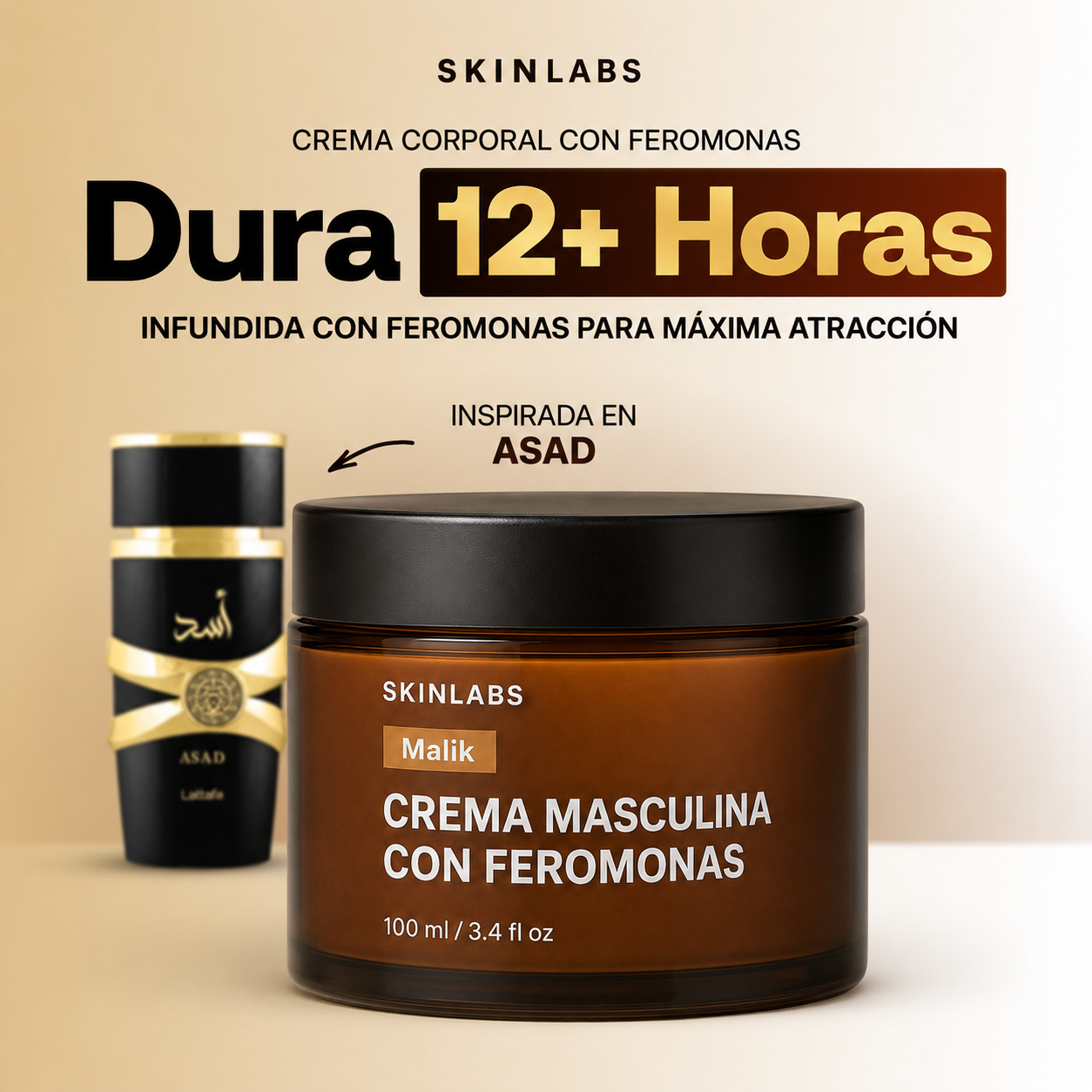 MALIK | Crema masculina con feromonas